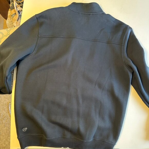 NWT PUMA Full Zip Fleece Sweatshirt Trainer Men's  Black Size L - Picture 4 of 6